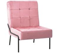 VIDAXL - Poltrona Relax 65x79x87 Cm Rosa In Velluto