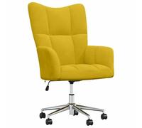 vidaXL Poltrona Relax Giallo Senape in Velluto