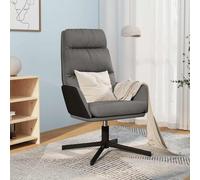 vidaXL Poltrona Relax Grigio Chiaro in Tessuto
