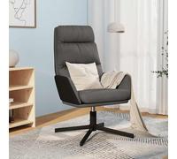 vidaXL Poltrona Relax Grigio Scuro in Tessuto