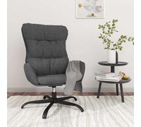VidaXL Poltrona Relax Grigio Scuro in Tessuto
