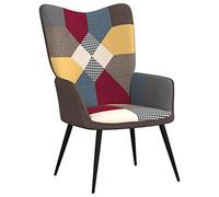 vidaXL Poltrona Relax in Tessuto Patchwork