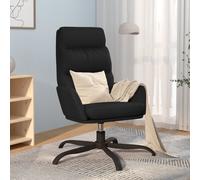vidaXL Poltrona Relax Nera in Similpelle
