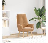 vidaXL Poltrona Relax viDA XL Beige in Tessuto Simile alla Lana Ricci