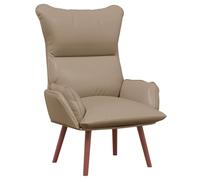 vidaXL Poltrona Rilassante in Pelle Sintetica Cappuccino
