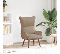vidaXL Poltrona Rilassante in Pelle Sintetica Cappuccino