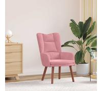 vidaXL poltrona Rosa 63 x 67 x 94 cm Velluto