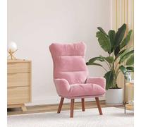 vidaXL poltrona Rosa 69 x 74 x 93 cm Velluto