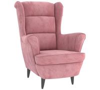 VIDAXL - Poltrona Rosa In Velluto