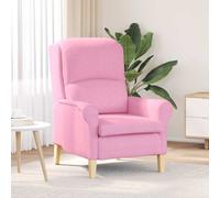 vidaXL poltrona Rosa Tessuto