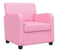 vidaXL Poltrona Rosa Tessuto