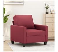 VIDAXL - Poltrona Rosso Vino 60 Cm In Similpelle