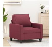 VIDAXL - Poltrona Rosso Vino 60 Cm In Tessuto