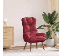 vidaXL poltrona Rosso Vino 69 x 74 x 93 cm Pelle Artificiale