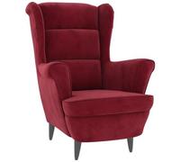 VIDAXL - Poltrona Rosso Vino In Velluto