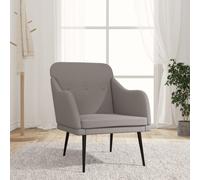 vidaXL Poltrona Tortora 63x76x80 cm in Tessuto
