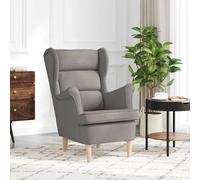 vidaXL Poltrona Tortora 74x84x100 cm in Tessuto