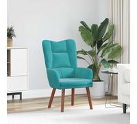 vidaXL poltrona Turchese 63 x 67 x 94 cm Velluto