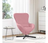 vidaXL Poltrona uovo Rosa 63 x 73 x 90 cm Velluto