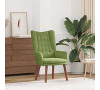 vidaXL Poltrona Verde Chiaro 63 x 67 x 94 cm Velluto, Poltrona in Velluto Moderna, Sedia Confortevole per Salotto, Stile per Camera da Letto e Studio