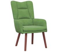 vidaXL poltrona Verde chiaro 63 x 67 x 94 cm Velluto | Comfort e supporto al top, Fatta per durare nel tempo, Un look moderno che arricchisce qualsiasi stanza