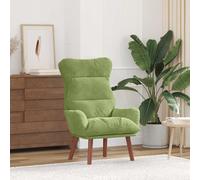 vidaXL poltrona Verde chiaro Velluto