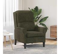 vidaXL poltrona Verde militare Pelle Sintetica