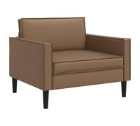 vidaXL Poltrona XL Cappuccino Similpelle