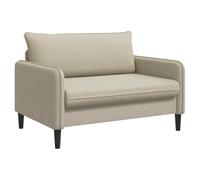 vidaXL Poltrona XXL Beige Velluto