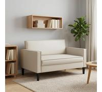 vidaXL Poltrona XXL Bianco Similpelle