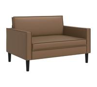 vidaXL Poltrona XXL Cappuccino Similpelle