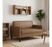 vidaXL Poltrona XXL Cappuccino Similpelle