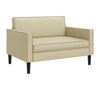 vidaXL Poltrona XXL Crema Similpelle