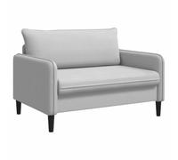 vidaXL Poltrona XXL Grigio Chiaro Velluto