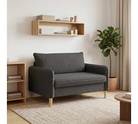 vidaXL Poltrona XXL Grigio Scuro Bouclé
