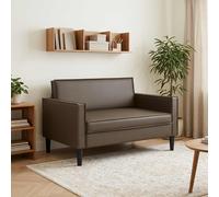 vidaXL Poltrona XXL Marrone Similpelle