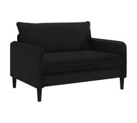 vidaXL Poltrona XXL Nero Velluto
