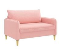 vidaXL Poltrona XXL Rosa Bouclé
