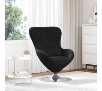 vidaXL Poltrone, Recliner e Poltrone Letto Nero Standard Tessuto