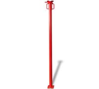 vidaXL Acrow Puntello Rosso 280 x 12 x 12 cm Acciaio con Finitura Verniciata, Puntello Regolabile, Supporto Moderna Costruzione, Strumento Versatile, Costruzione Affidabile, Strutturale per Progetti
