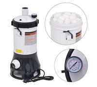 vidaXL Pompa con Filtro per Piscine Intex Bestway 185 W 4,4 m³/h