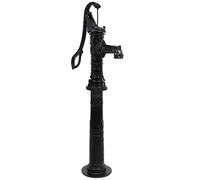 vidaXL Pompa d'Acqua da Giardino Manuale con Supporto in Ghisa Fontana Esterno