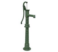 AX Pompa Mano Acqua Profondità 8m Base Ghisa Verde 65x40x15cm Giardino + 270167