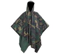 vidaXL Poncho Mimetico Unisex Taglia Unica Campeggio Gite Abito Impermeabile