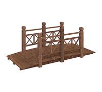 vidaXL Ponte Giardino Ringhiere 150x67x56cm Legno Massello Abete Rosso