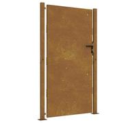 vidaXL Cancello da Giardino 100x175 cm in Acciaio Corten