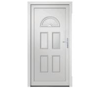 vidaXL Porta Ingresso Bianca 98x208 cm in PVC