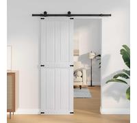 vidaXL Porta Corona Bianco 70 x 210 cm Legno multistrato