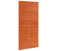 vidaXL Porta del Granaio Marrone 100x208 cm in Legno Massello di Pino, porta della stalla scorrevole, porta del fienile scorrevole, porta scorrevole per interni