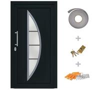 VIDAXL - Porta Di Ingresso Antracite 98x190 Cm